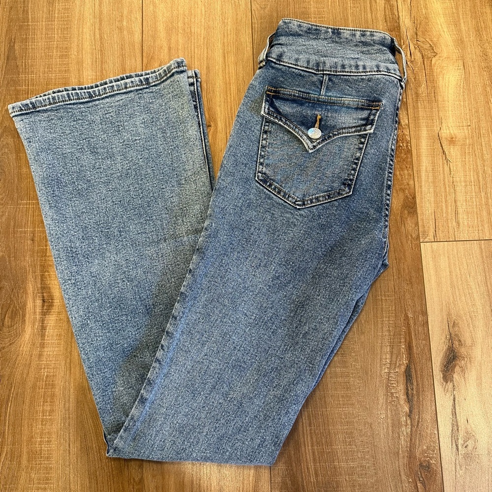 Pacsun low waisted bootcut blue jeans